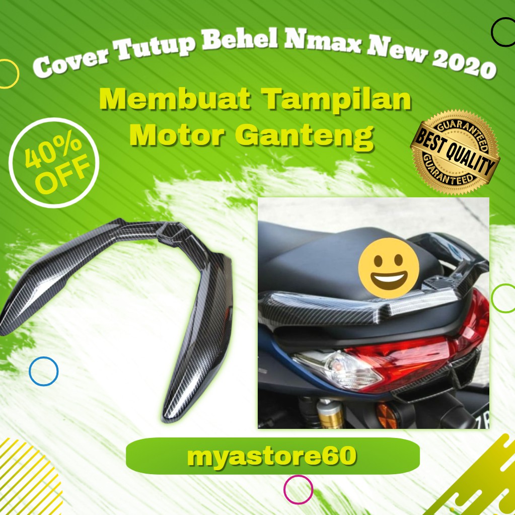 Cover Tutup Behel Nmax New 2020 Carbon NEMO / Cover Behel Karbon NmaxVariasi Nmax Aksesoris Nmax