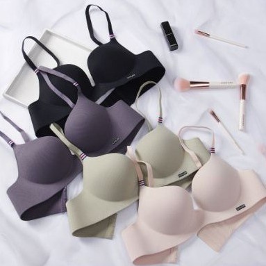 TJM BR047 Bra Wanita Tanpa Kawat Bahan Lembut Pakaiann Dalam Wanita Underwear Wanita Bra Model