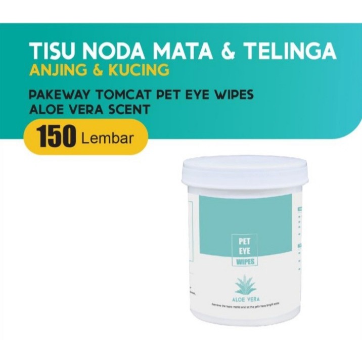 130PCS Natural Penghapus Kotoran Mata Kucing Anjing Eye Wipes Tissue