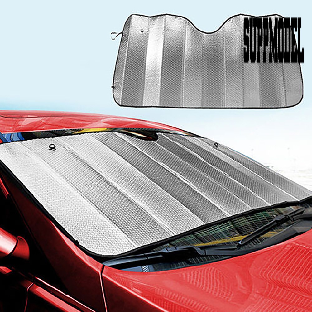 Cover Pelindung Kaca Depan Mobil Anti UV Bahan Aluminum Foil
