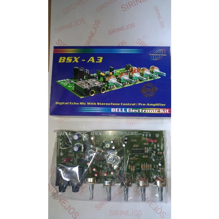 Kit bsx a3 pre amp mic dan tone control