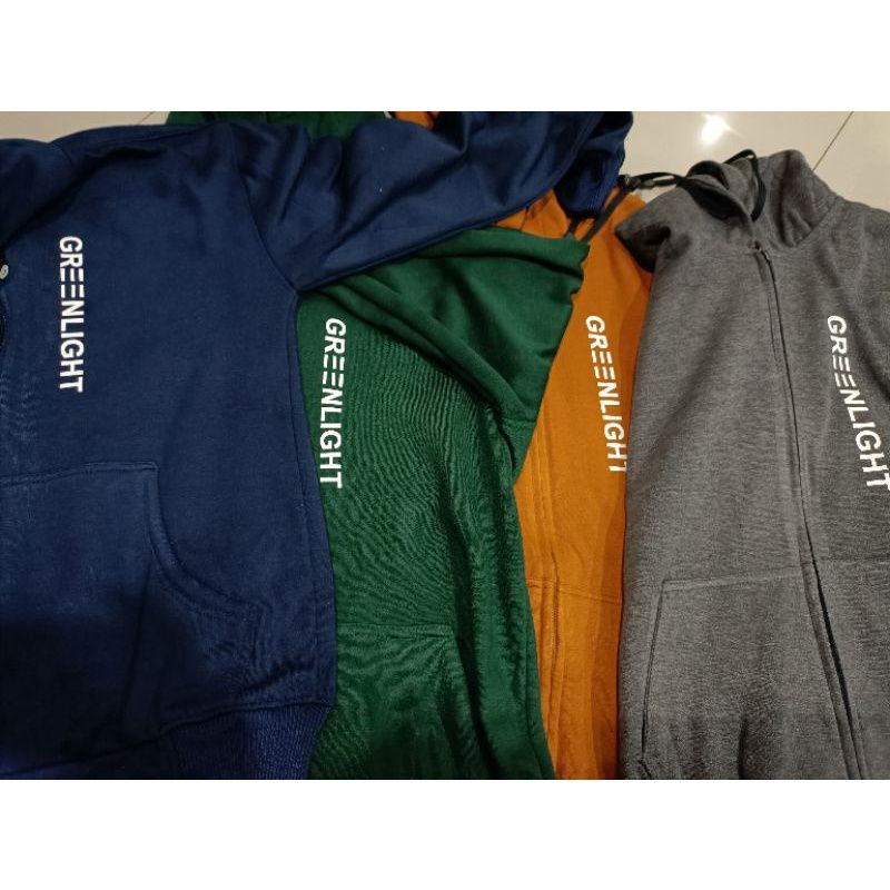 ZIPPER HOODIE GREENLIGHT / HOODIE RESLETING GREENLIGHT / JAKET MURAH KEREN / ZIPPER HOODIE / JAKET H