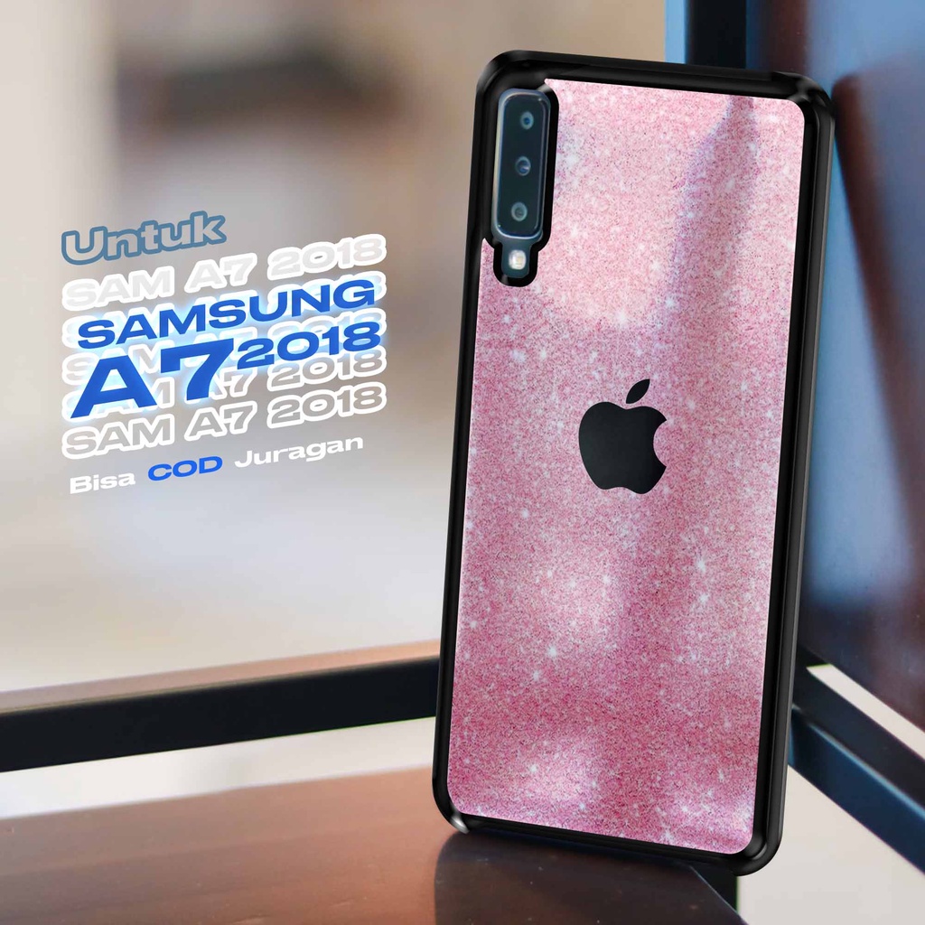 Case SAMSUNG A7 2018 - Casing SAMSUNG A7 2018 [ Apppl ] Silikon SAMSUNG A7 2018 - Case Hp - Case Mew