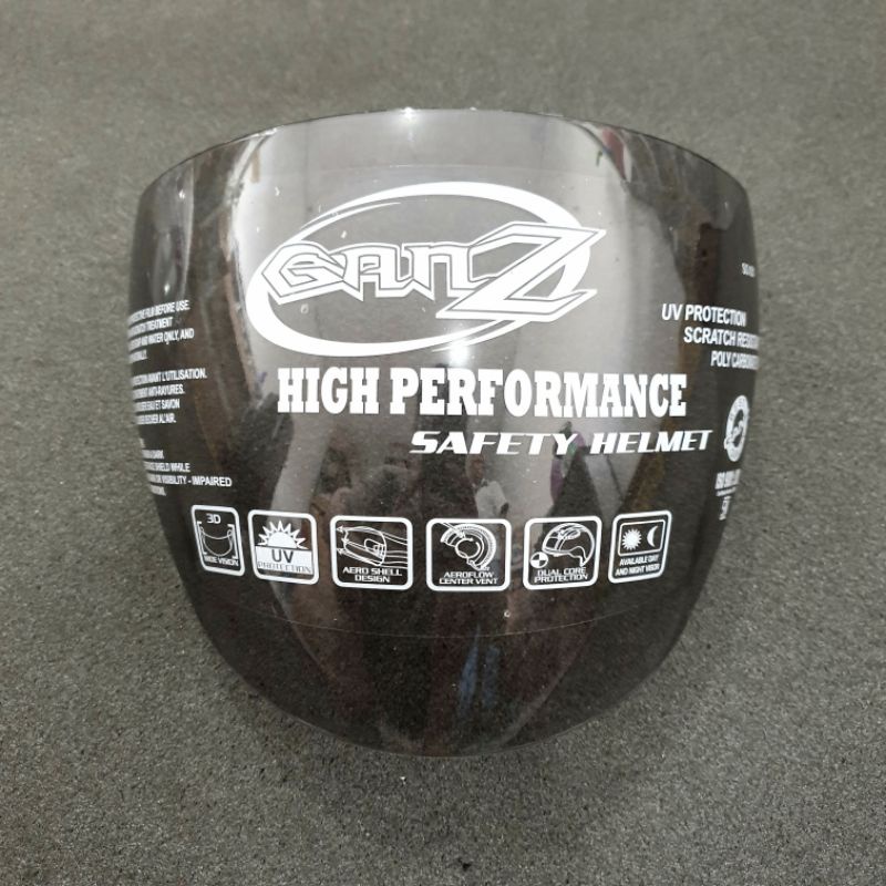KACA HELM GM EVOLUTION / GANZ G16 / VOG SONIC / NHK ATHENA / GM FIGHTER / SHOPEE WARNA RIBEN / HITAM