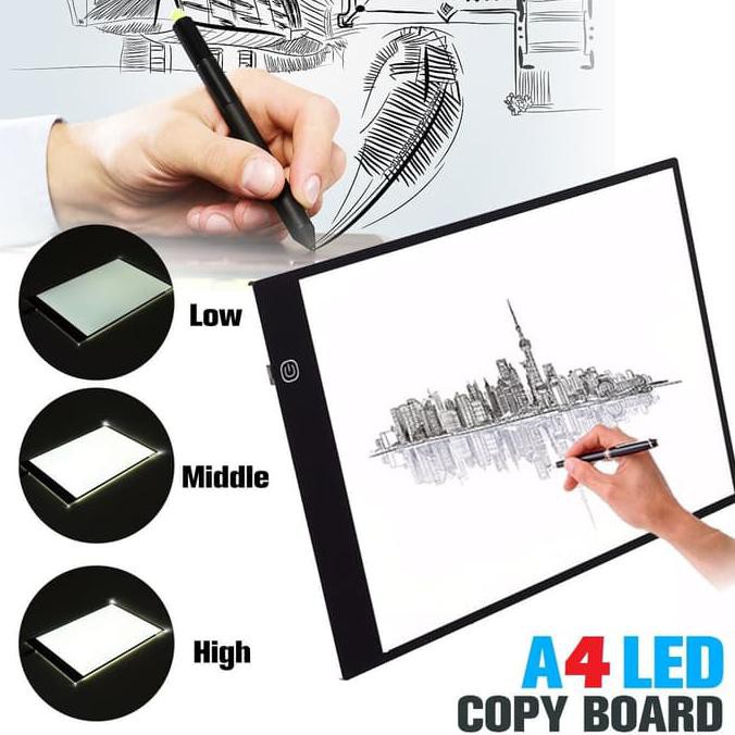 

Iready Stockl Drawing Tracing A4 Copy Board Papan Jipak Led Light Pad Ultra Slim A4