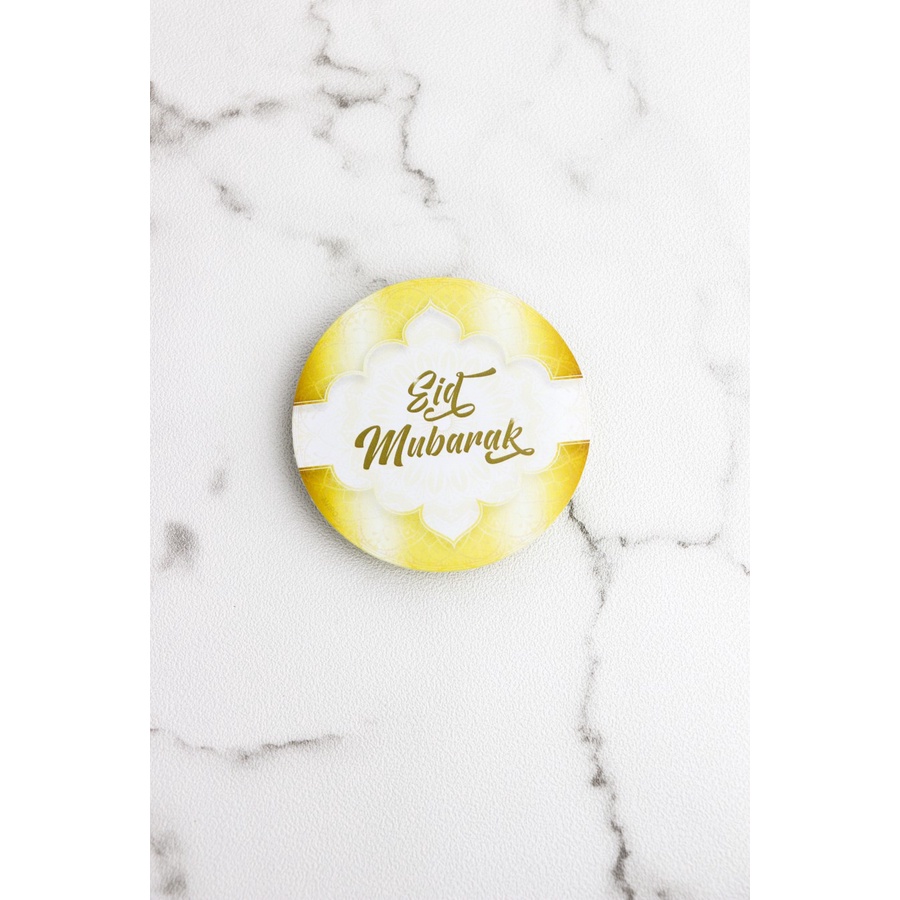 

Stiker Lebaran Eid Mubarak emas | Stiker Lebaran Idul Fitri 7 x7cm