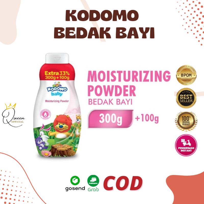 KODOMO Bedak bayi - BABY MOISTURIZING POWDER 300+100gr