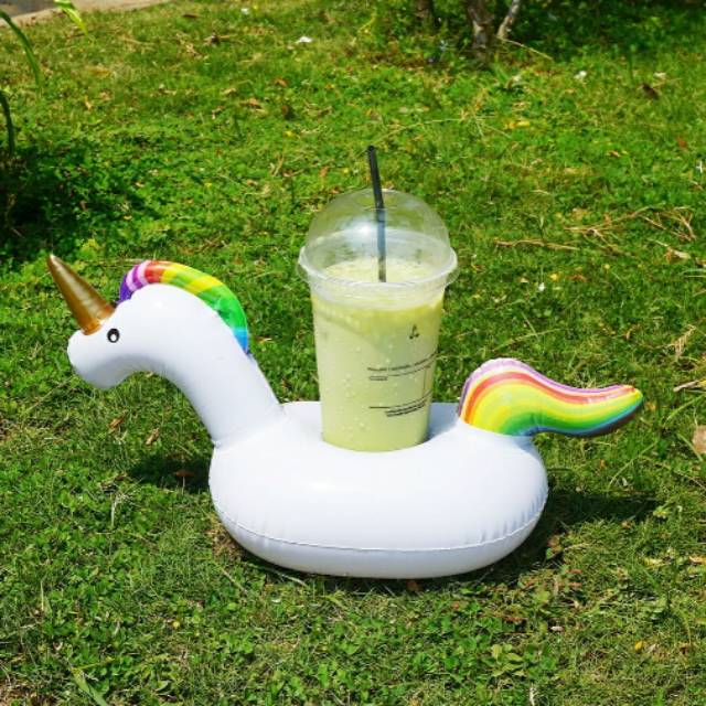 Cup holder float unicorn pelampung gelas pelampung minum ban gelas