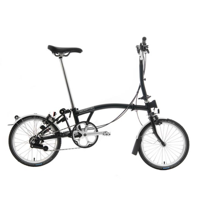 Sepeda Lipat Folding Bike Brompton 16" M6L Black