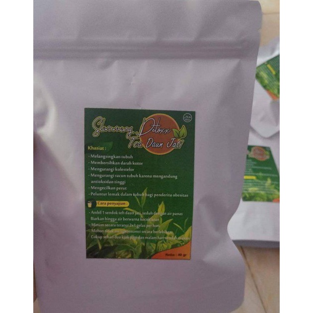 

Slimming detox teh daun jati