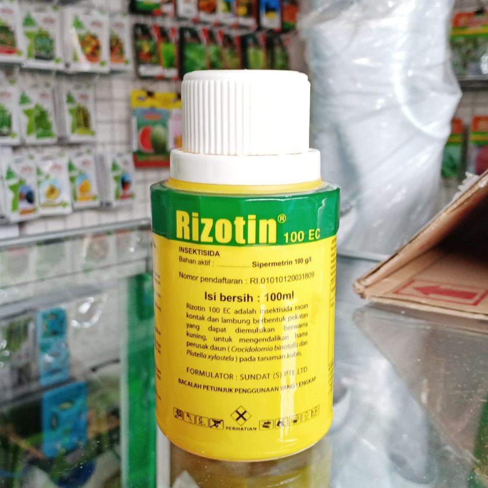 rizotin 100 ml - insektisida pembasmi ulat