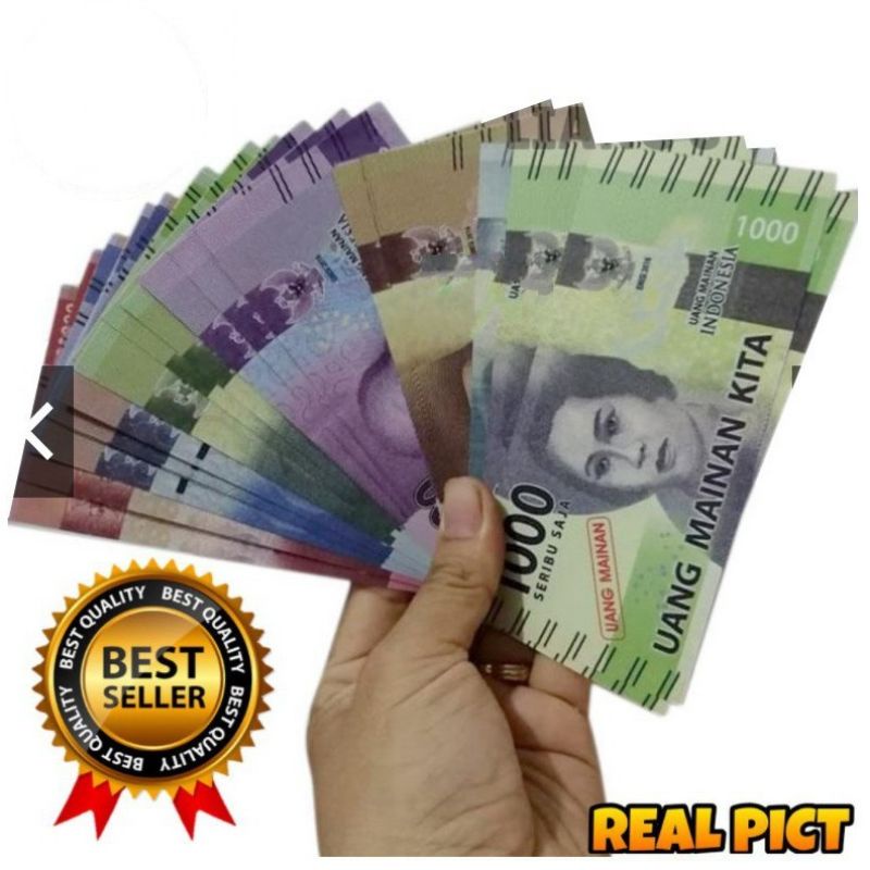 50 LEMBAR - UANG MAINAN / MAINAN ANAK UANG KERTAS / UANG KERTAS MAINAN
