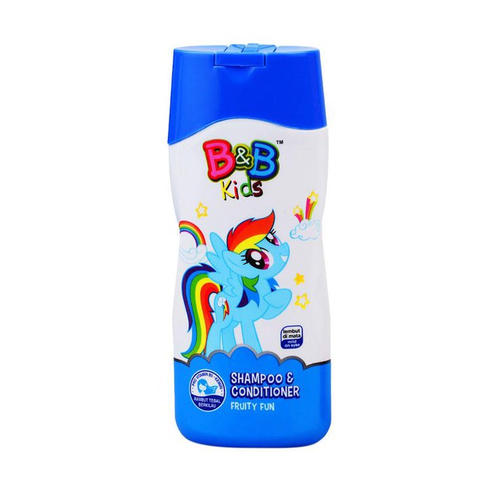 B&B Kids Shampoo and Conditioner Little Pony Fruity Fun 200ml