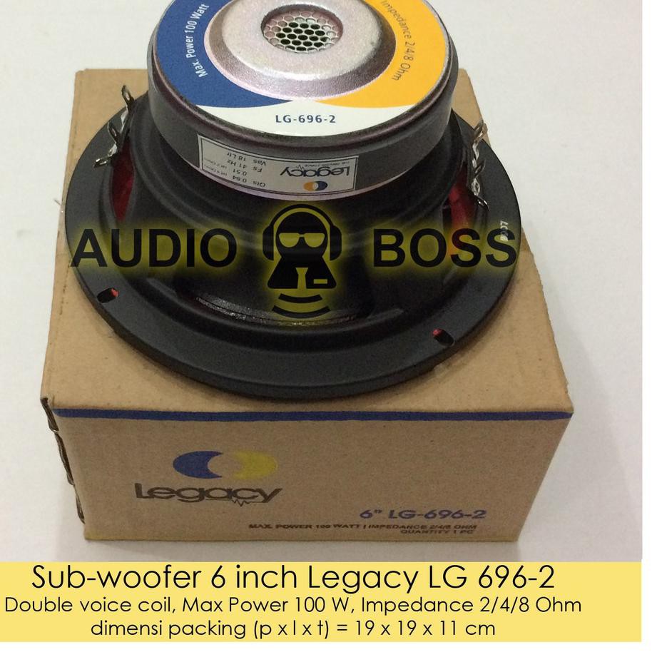 Serbuuu Speaker Subwoofer 6 inch Legacy LG 696-2 / Subwoofer 6" Legacy LG 696-2 Legacy LG 696 YU7''