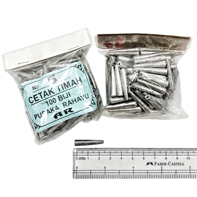 Timah | Timbel | Pemberat Mancing LANCIP 5 | 4 GRAM (Per 1 Biji)