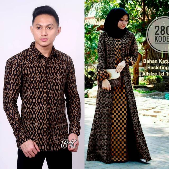 Couple batik layer