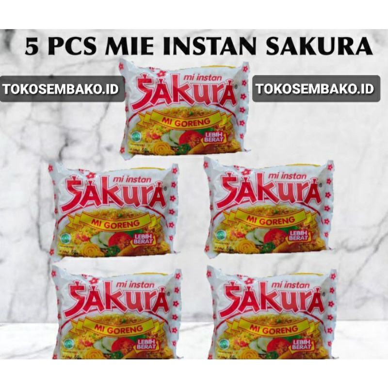 

Mie Goreng Sakura 5 Pcs Mie Instan Goreng