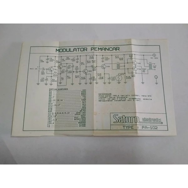 PCB 60W Modul Pemancar PA-102