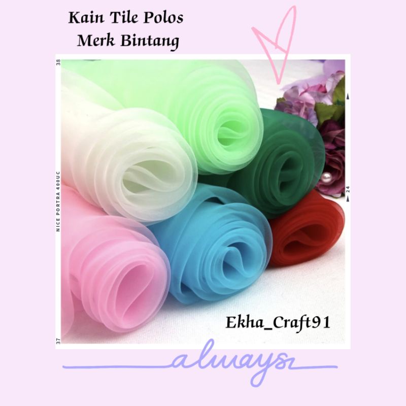 Kain Tile Polos Per Meter