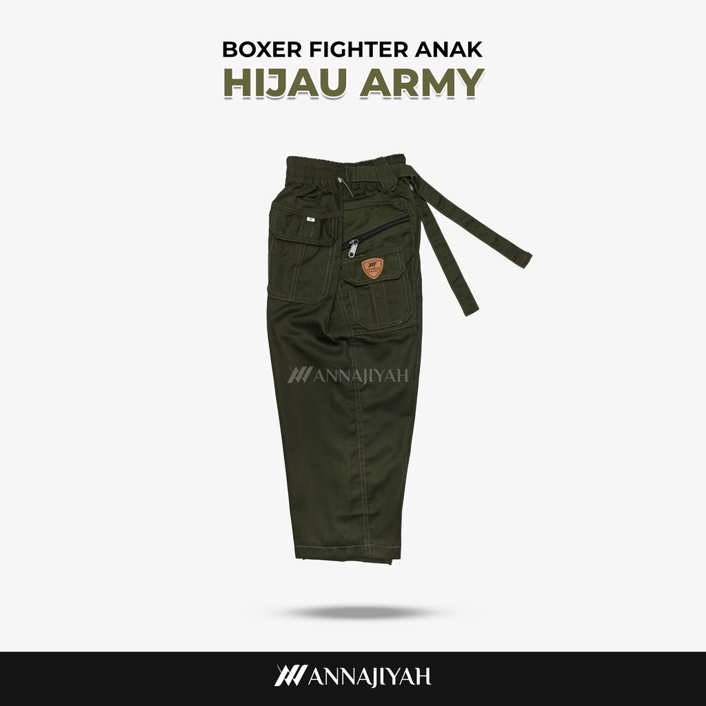 Celana Sirwal Anak BOXER FIGHTER Annajiyah Outdoor Cargo