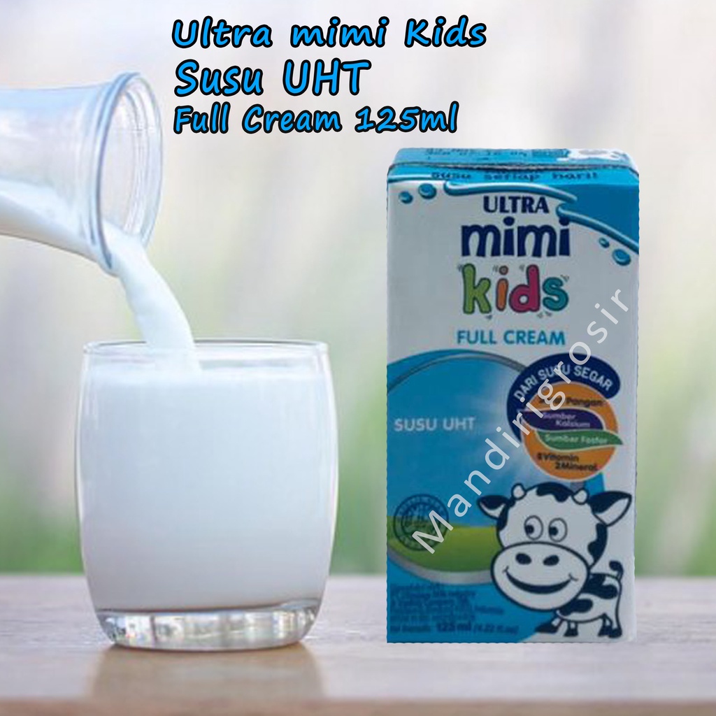 Susu UHT *Ultra Mimi Kids * Susu Full Cream * 125ml