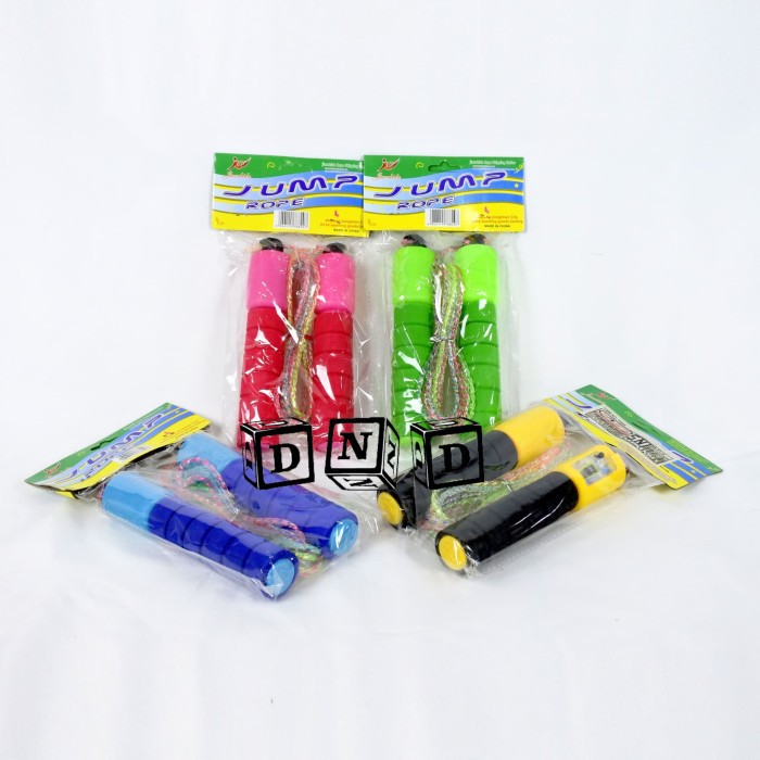 Mainan Anak - Jump Rope Skipping Lompat Tali Warna Warni Counter