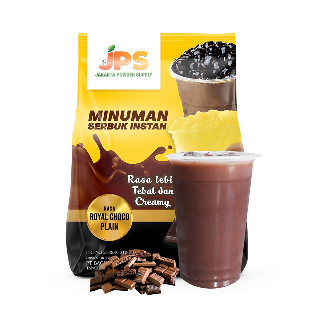 

JPS Royal Choco Plain Serbuk Powder Bubuk Minuman 1 Kg