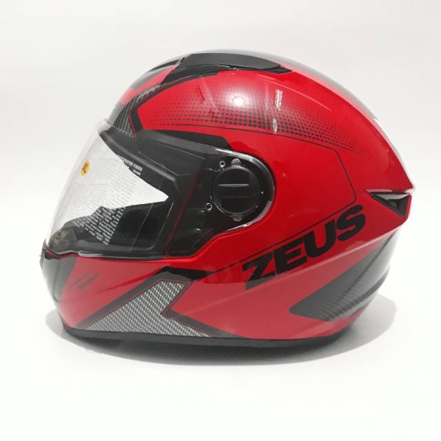 Helm Zeus 811 AL6 Red Black