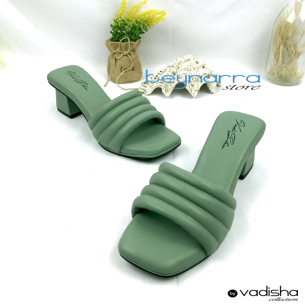 VADISHA ARABELLA Sendal Wanita, Sendal Heels/ Sendal Hak Tahu 5cm RN 22  By.Keynarra Store