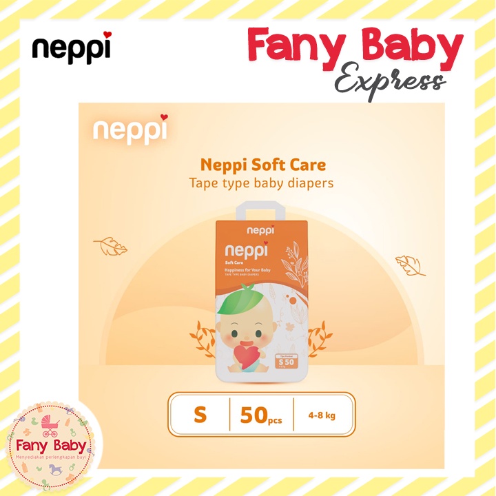 NEPPI BABY DIAPERS TAPE NB / S - POPOK PEREKAT