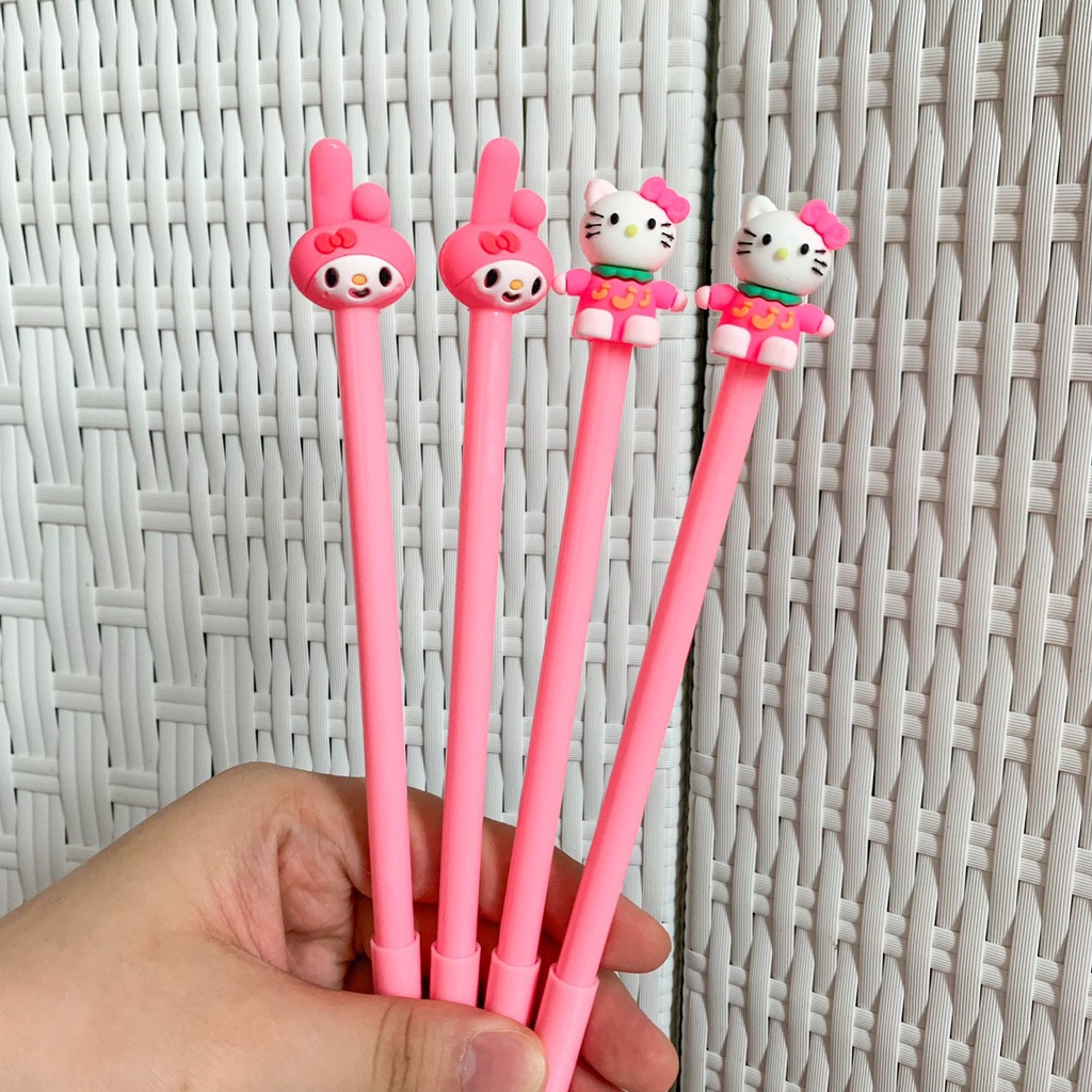 

PULPEN KARAKTER HELLO KITTY MY MELODY PENA PEN GEL MURAH UNIK LUCU READY STOCK
