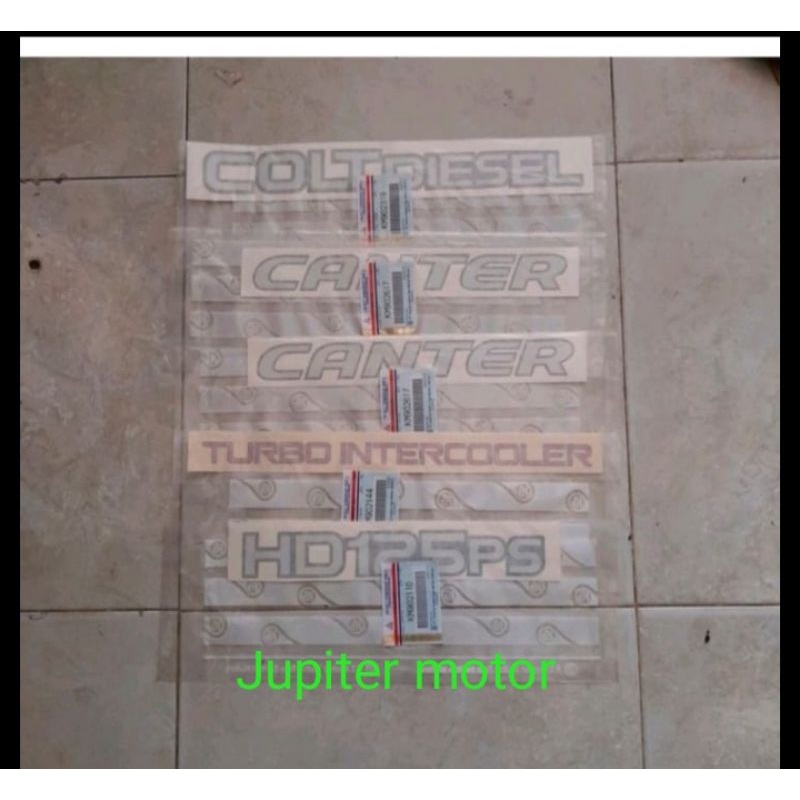 Stiker set Mitsubishi canter HD125