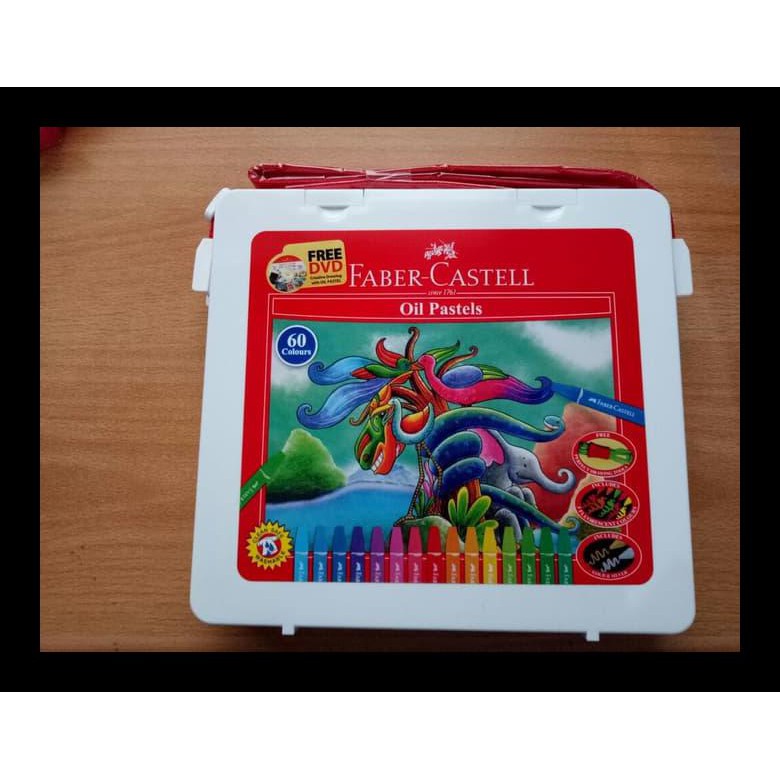 

BANTING HARGA CRAYON FABER CASTELL 60 WARNA / OIL PASTEL PERALATAN MELUKIS TERLARIS DAN MURAH