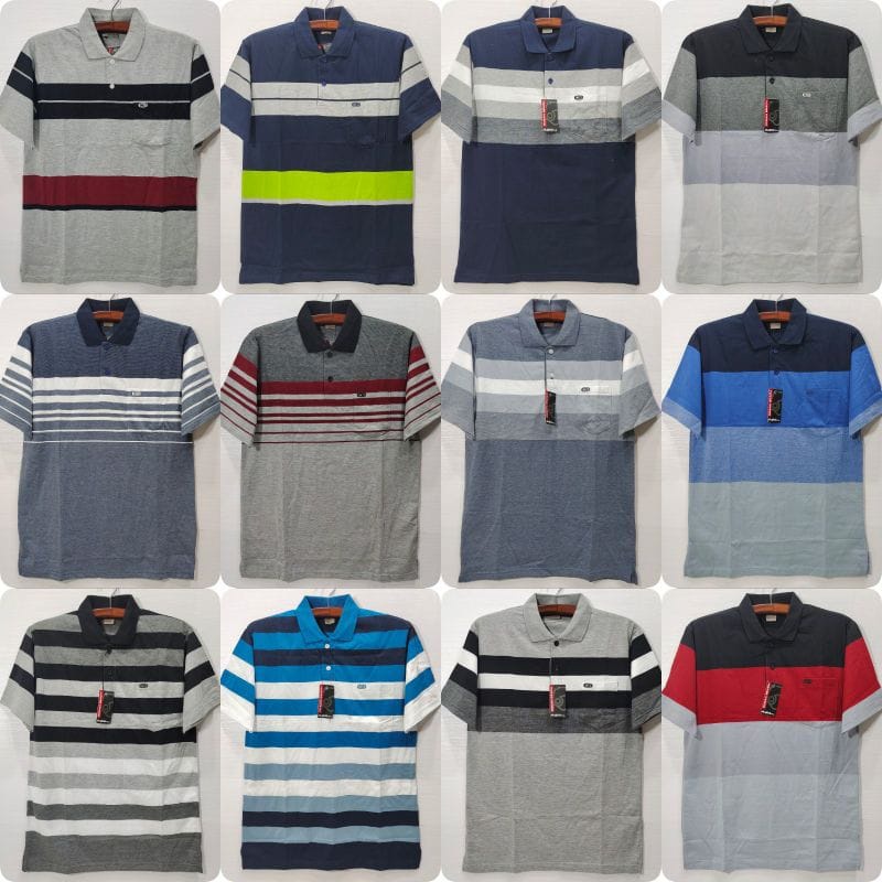 KAOS KERAH SALUR PRIA LENGAN PENDEK // KAOS KERAH POLOS PRIA LENGAN PENDEK // KAOS KERAH SALUR COWOK