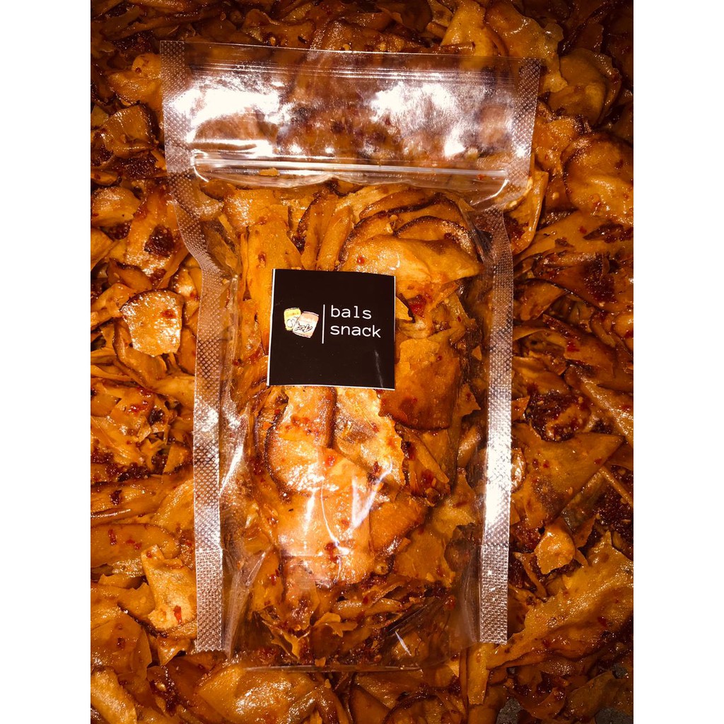 

[COD]KERIPIK SINGKONG BALSSNACK BALADO TANPA PENGAWET 500gram 250gram dan 100gram