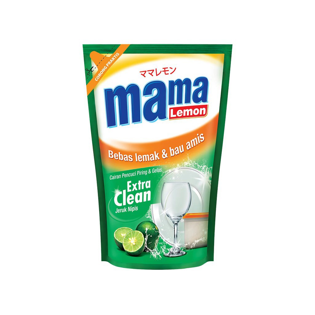 Mama Lemon Extra Clean Jeruk Nipis 800 Ml Sabun Cuci Piring