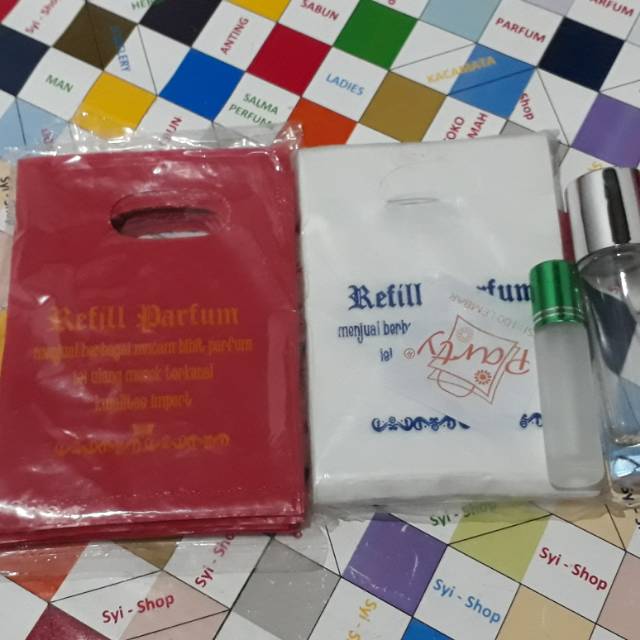 Kantong - Kresek Plastik Sablon Refill Parfum - Mini