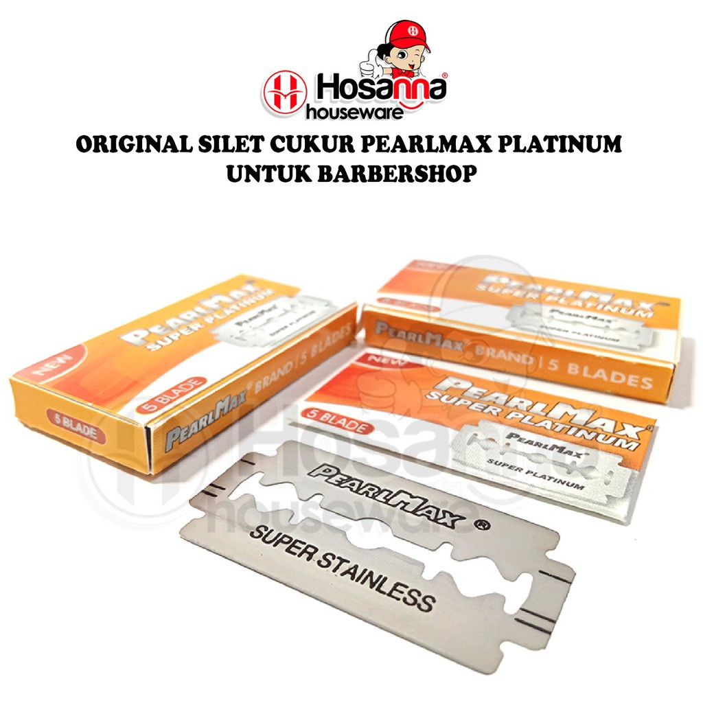 ORIGINAL SILET CUKUR PEARLMAX PLATINUM UNTUK BARBERSHOP-3