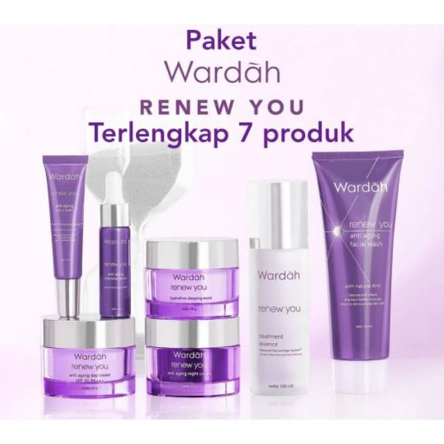 WARDAH RENEW YOU PAKET TERLENGKAP 100% ORI