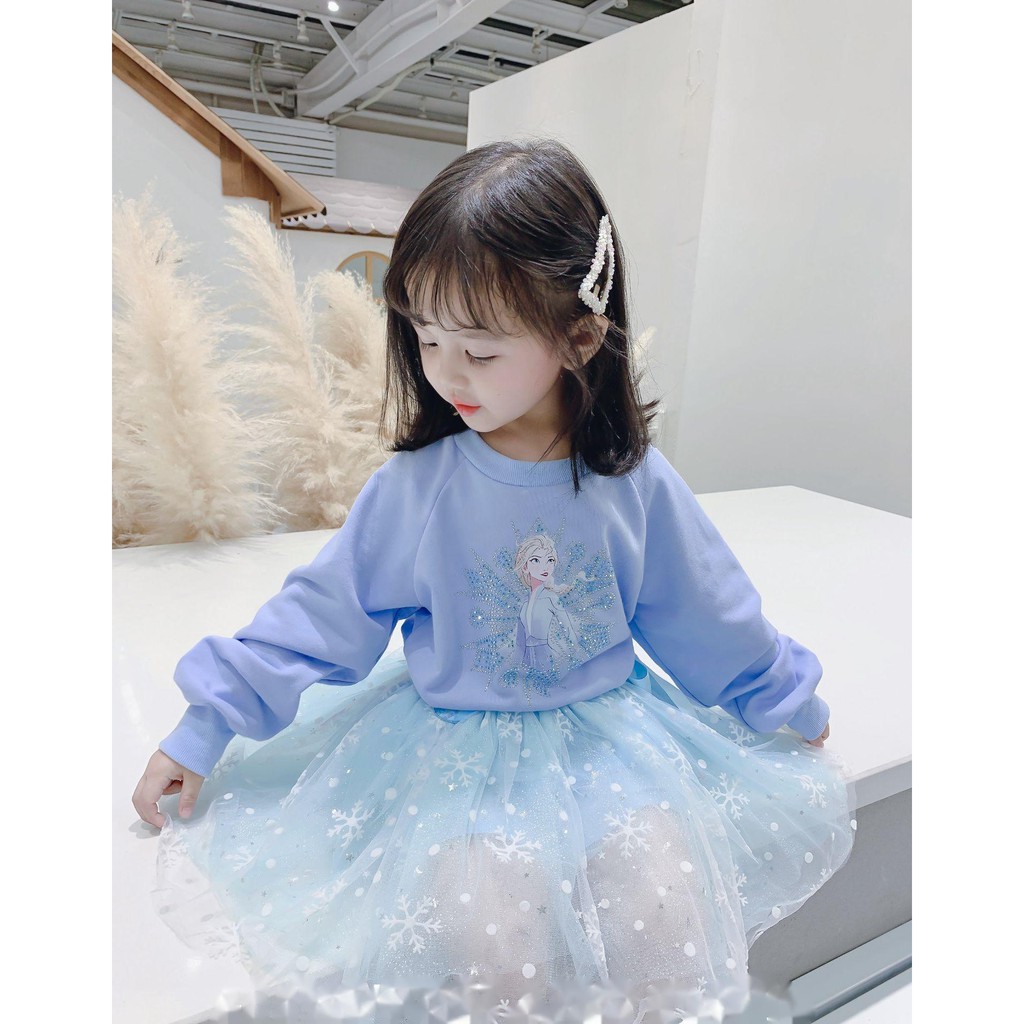 babyfit SWEATER ELLSA baju setelan anak perempuan blus lengan panjang dengan rok tutu