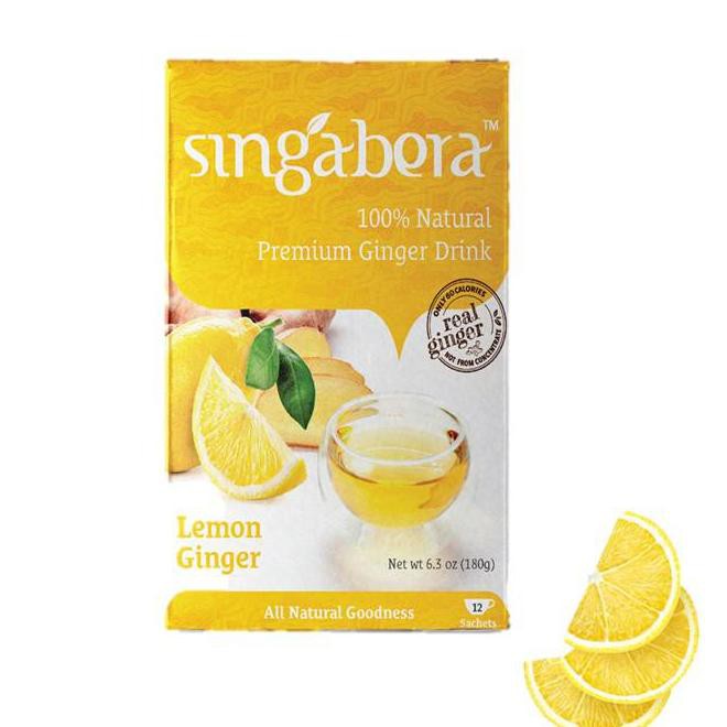 

[KODE PRODUK 7] Singabera Premium Ginger Drinks Cinnamon Ginger 144gr + Premium Ginger Drinks Lemon