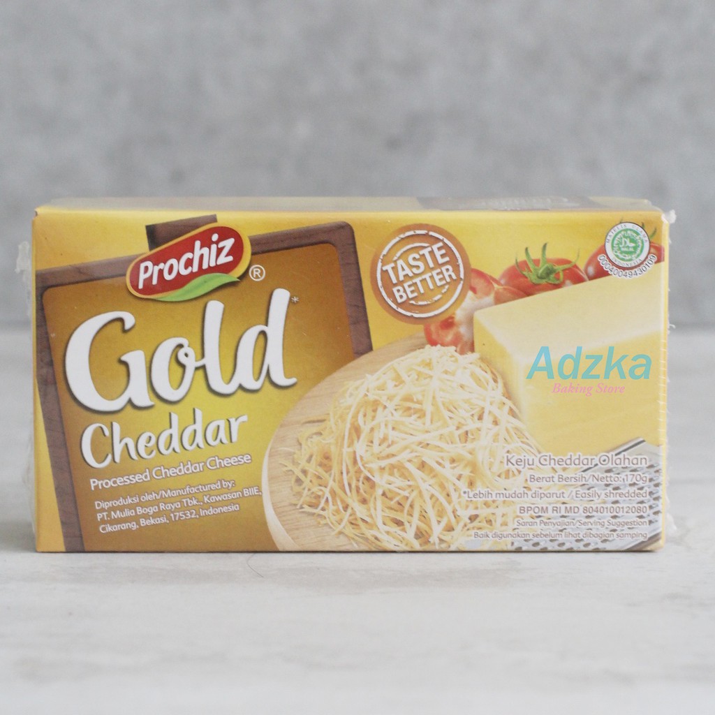 

Prochiz Gold Keju Cheddar 170 gr