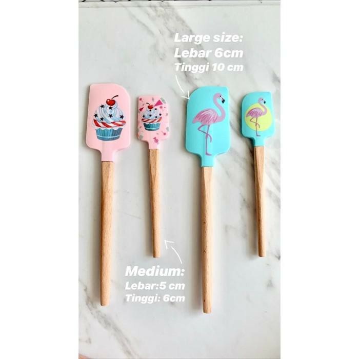 Stein Cookware Flamingo Set Baking Tools Spatula Tahan Panas ori