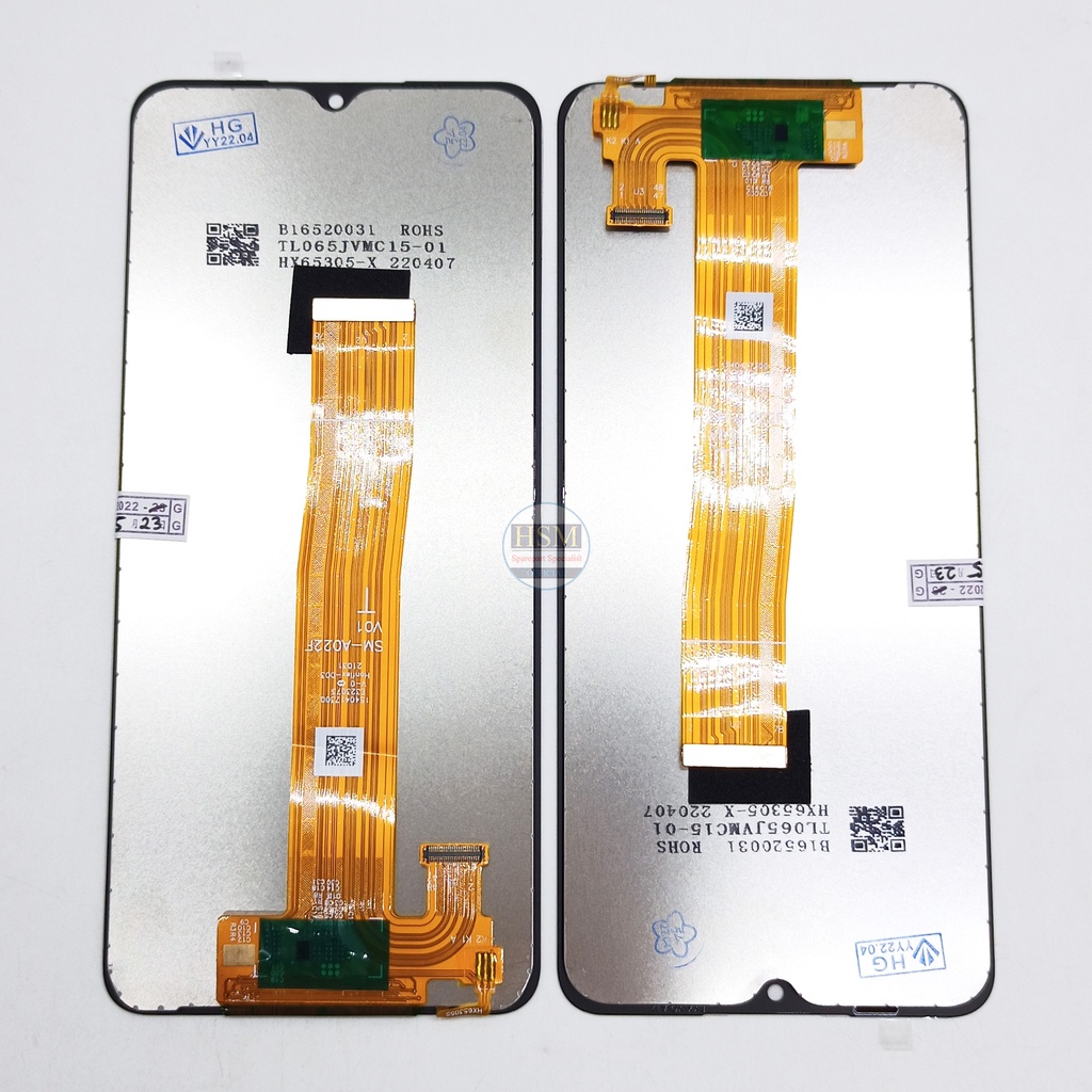LCD SAMSUNG GALAXY A12/A125F/M12/M127F/A02/A022F SOCKET 1 FLEXIBLE FULLSET TOUCHSCREEN ORI OEM