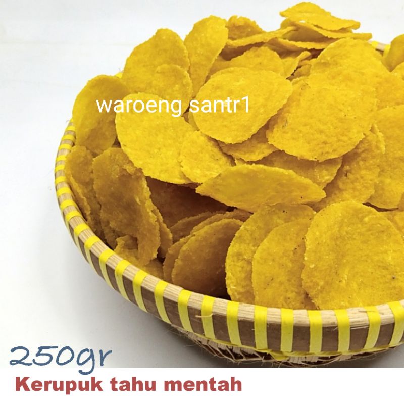 

Krupuk kerupuk tahu mekar renyah gurih nagih siap goreng