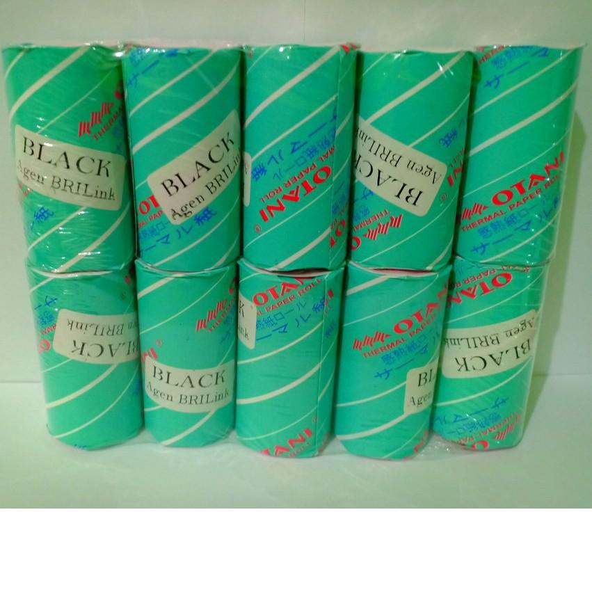 

Pasti Update Kertas Struk Thermal Berlogo Agen Brilink 57x31 isi 10roll Merk Otani NFG!