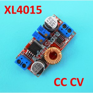 XL4015 CC CV 5A DC Buck Step Down Converter Charging Lithium Battery