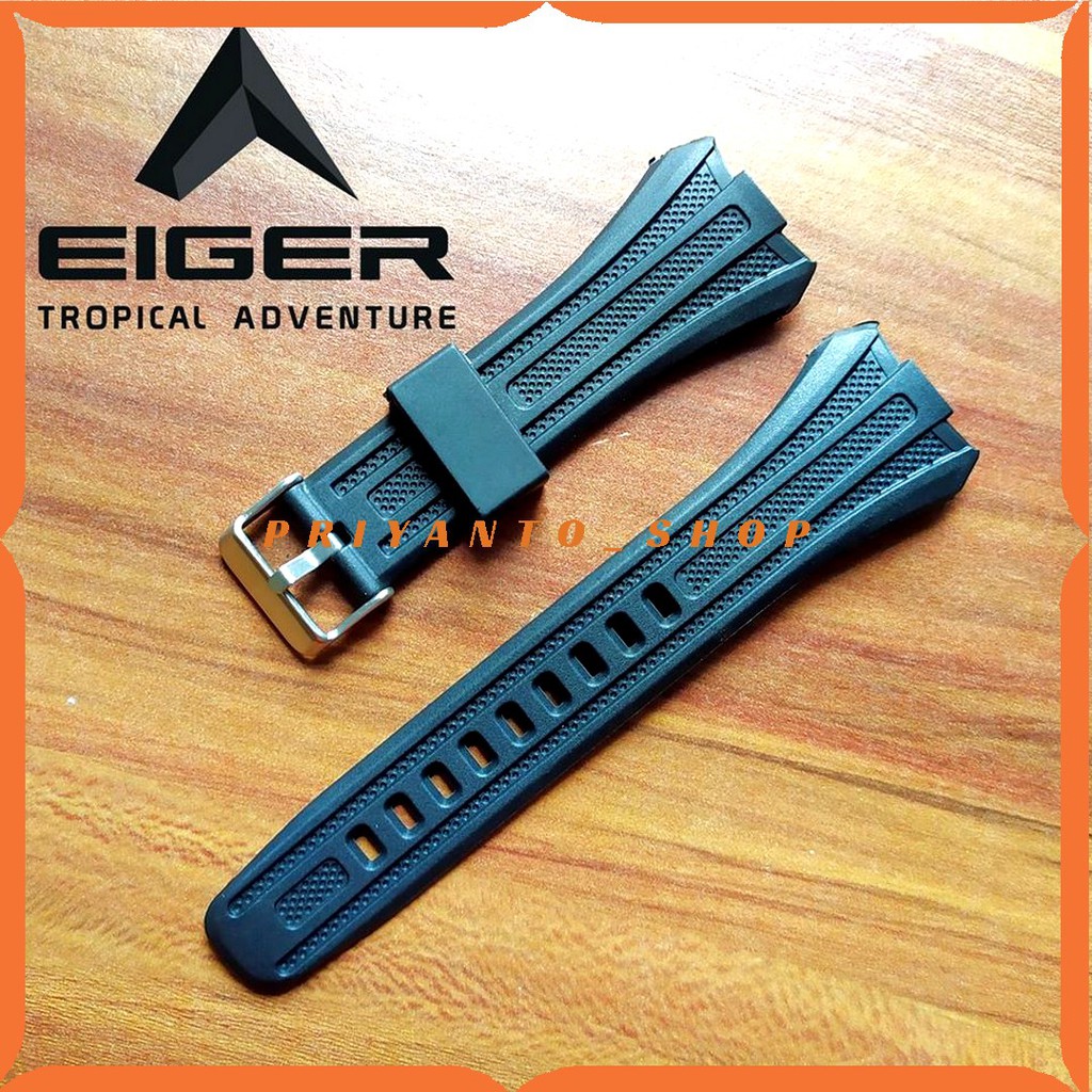 Strap Tali Jam Tangan Ls 68 Ls68 LS-68 Rubber Hitam