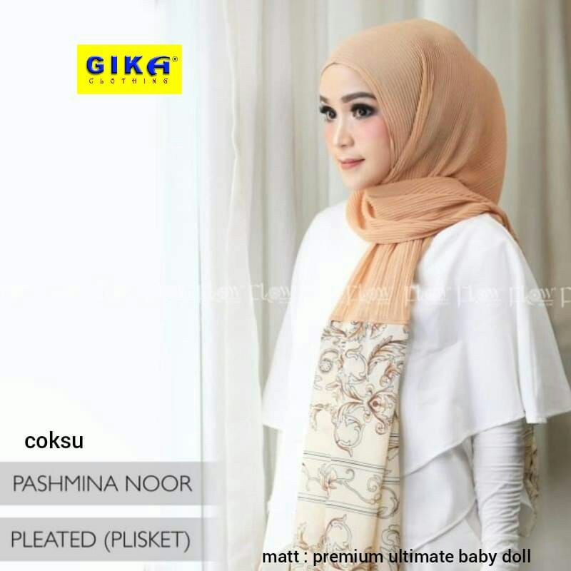 jilbab pashmina noor plisket GIKA clothing