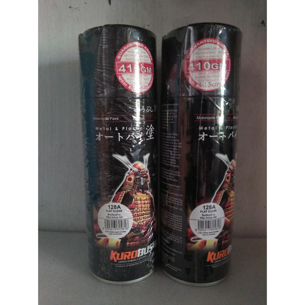 SAMURAI PAINT 128A CLEAR DOFF / FLAT CLEAR